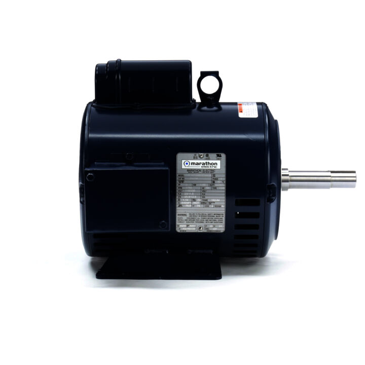 Close-Coupled Pump Motor, 2 HP, 1 Ph, 60 Hz, 115/230 V, 1800 RPM, 182JM Frame, DP