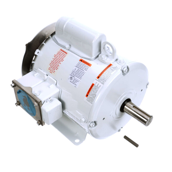 General Purpose Motor, 2 HP, 1 Ph, 60 Hz, 115/208-230 V, 1800 RPM, 182T Frame, TEFC