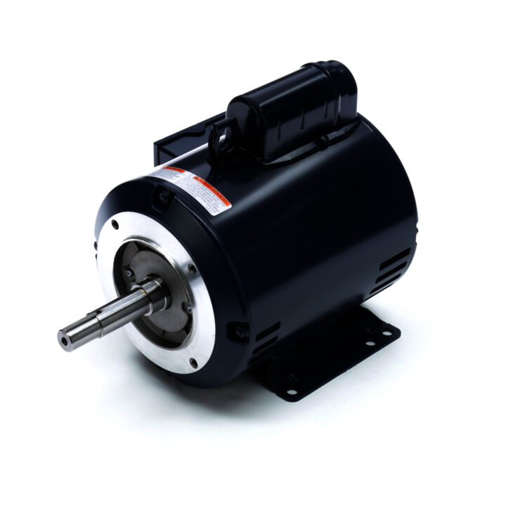 Close-Coupled Pump Motor, 2 HP, 1 Ph, 60 Hz, 115/230 V, 1800 RPM, 182JM Frame, DP