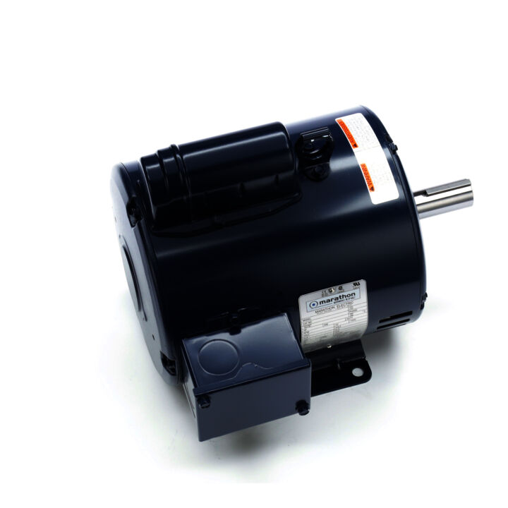General Purpose Motor, 2 HP, 1 Ph, 60 Hz, 115/208-230 V, 1800 RPM, 182T Frame, DP