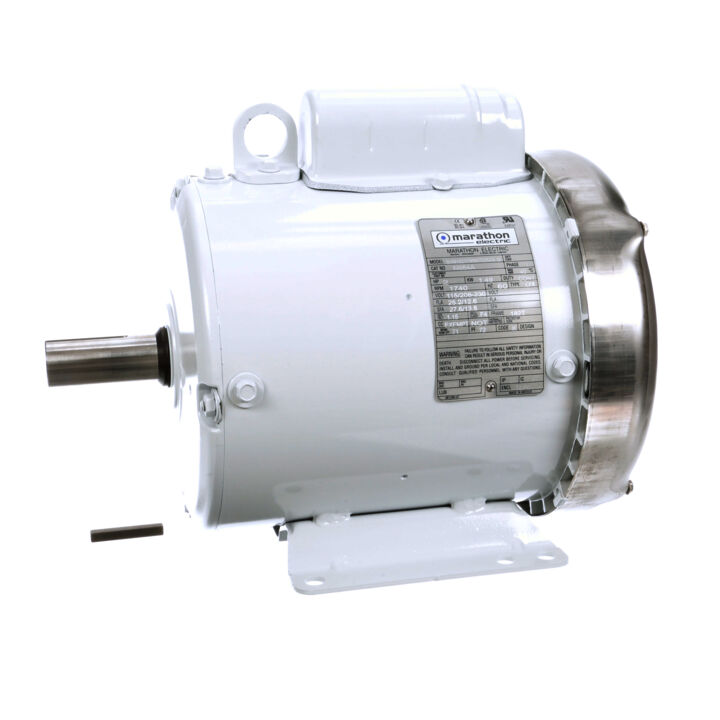 General Purpose Motor, 2 HP, 1 Ph, 60 Hz, 115/208-230 V, 1800 RPM, 182T Frame, TEFC