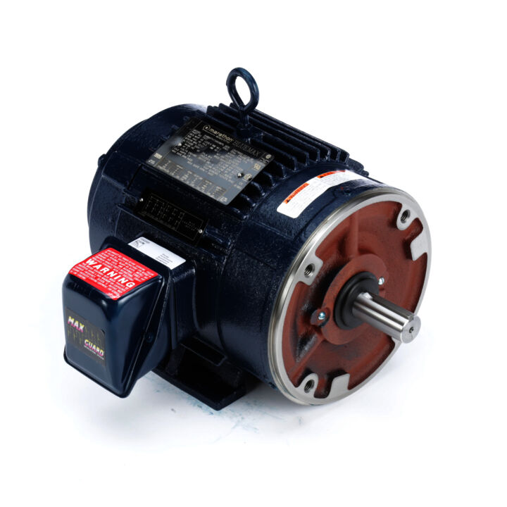 Encoder Motor, 3 HP, 3 Ph, 60 Hz, 230/460 V, 1800 RPM, 182TC Frame, TENV