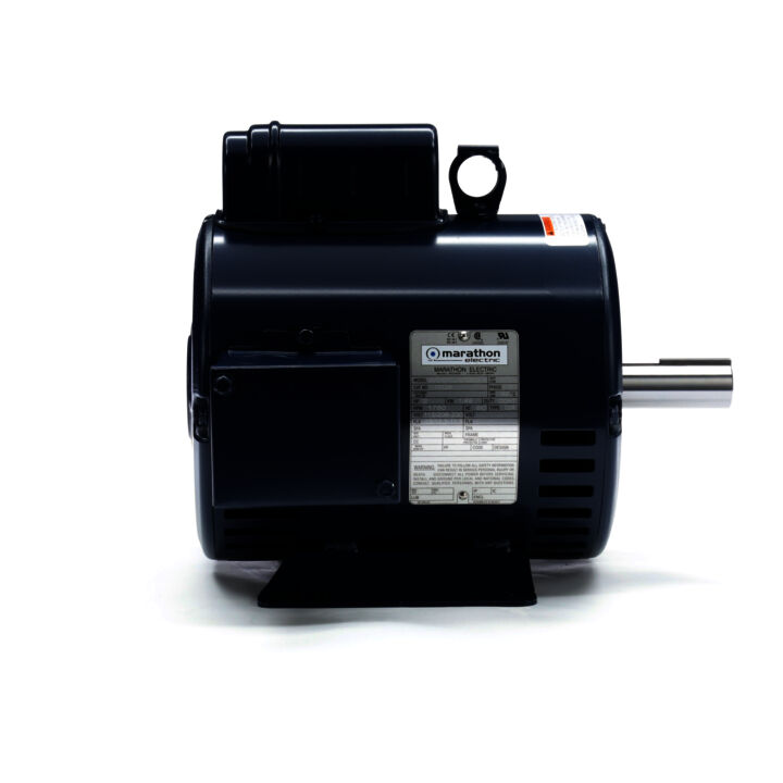 General Purpose Motor, 2 HP, 1 Ph, 60 Hz, 115/208-230 V, 1800 RPM, 182T Frame, DP