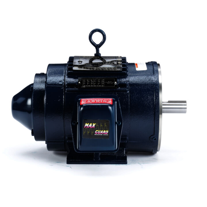 Encoder Motor, 3 HP, 3 Ph, 60 Hz, 230/460 V, 1800 RPM, 182TC Frame, TENV