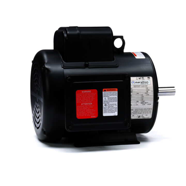 General Purpose Farm Duty Motor, 2 HP, 1 Ph, 60 Hz, 115/230 V, 1800 RPM, 182TZ Frame, TEFC