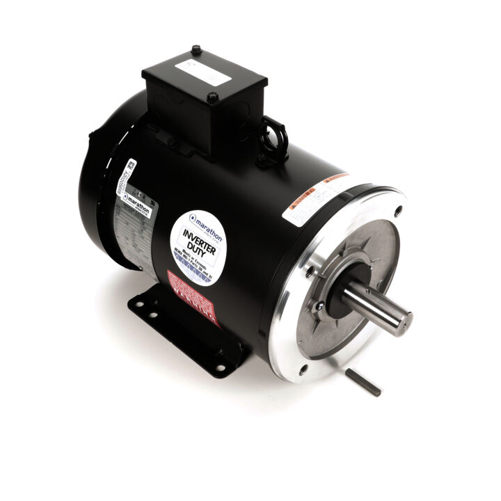 Speed Ratio Motor, 3 HP, 3 Ph, 60 Hz, 575 V, 1800 RPM, 182TC Frame, TEFC