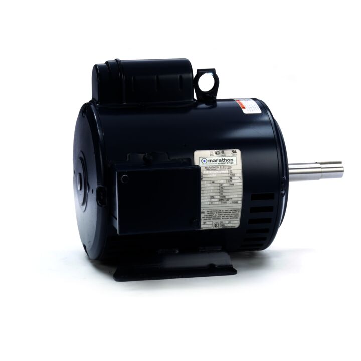 Close-Coupled Pump Motor, 2 HP, 1 Ph, 60 Hz, 115/230 V, 1800 RPM, 182JM Frame, DP