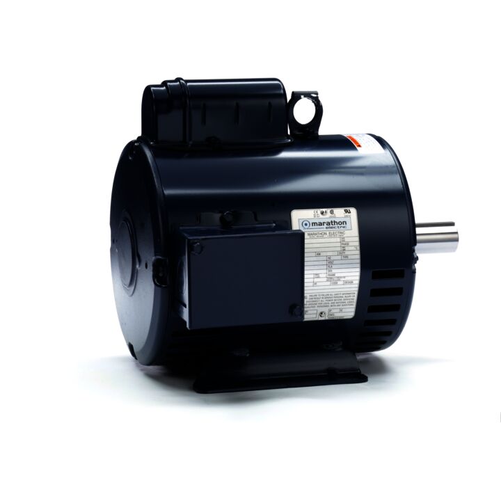 General Purpose Motor, 2 HP, 1 Ph, 60 Hz, 115/208-230 V, 1800 RPM, 182T Frame, DP
