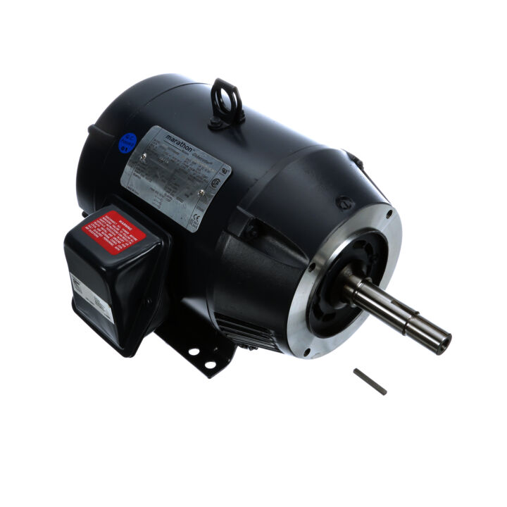 Close-Coupled Pump Motor, 5 HP, 3 Ph, 60 Hz, 575 V, 3600 RPM, 182JM Frame, DP