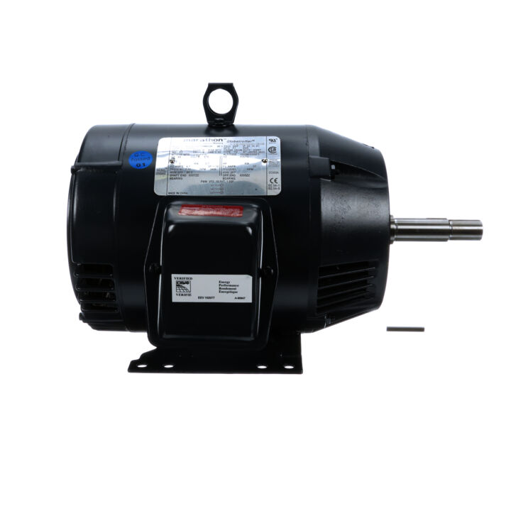 Close-Coupled Pump Motor, 5 HP, 3 Ph, 60 Hz, 575 V, 3600 RPM, 182JM Frame, DP