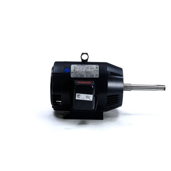 Close-Coupled Pump Motor, 3 & 2 HP, 3 Ph, 60 & 50 Hz, 230/460 & 190/380 V, 1800 & 1500 RPM, 182JP Frame, DP