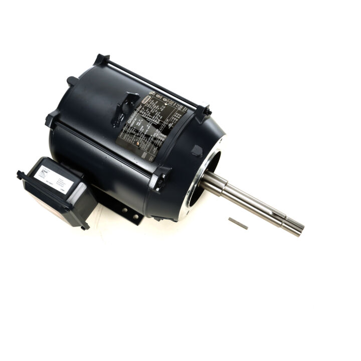 Close-Coupled Pump Motor, 3 & 2 HP, 3 Ph, 60 & 50 Hz, 230/460 & 190/380 V, 1800 & 1500 RPM, 182JP Frame, DP