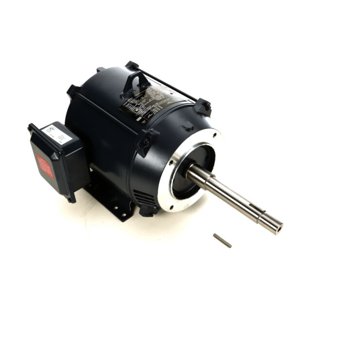 Close-Coupled Pump Motor, 3 & 2 HP, 3 Ph, 60 & 50 Hz, 230/460 & 190/380 V, 1800 & 1500 RPM, 182JP Frame, DP