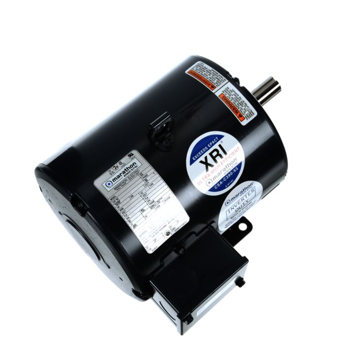 General Purpose Motor, 5 HP, 3 Ph, 60 Hz, 575 V, 3600 RPM, 182T Frame, DP