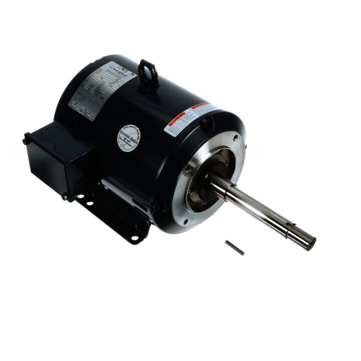 Close-Coupled Pump Motor, 5 & 3 HP, 3 Ph, 60 & 50 Hz, 230/460 & 190/380 V, 3600 & 3000 RPM, 182JP Frame, DP