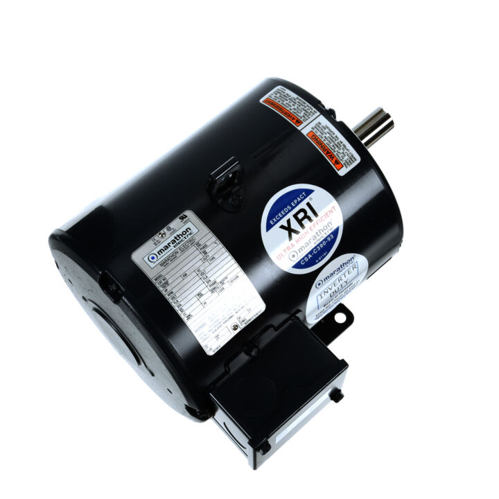 General Purpose Motor, 5 HP, 3 Ph, 60 Hz, 575 V, 3600 RPM, 182T Frame, DP