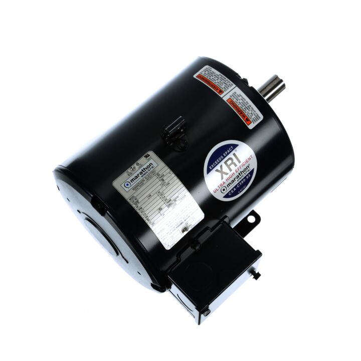 General Purpose Motor, 1.50 HP, 3 Ph, 60 Hz, 575 V, 1200 RPM, 182T Frame, DP