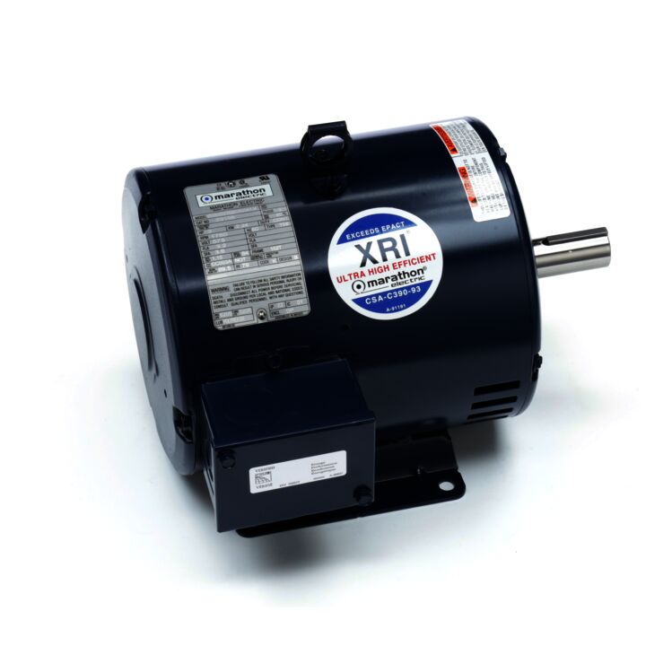 General Purpose Motor, 3 HP, 3 Ph, 60 Hz, 575 V, 1800 RPM, 182T Frame, DP