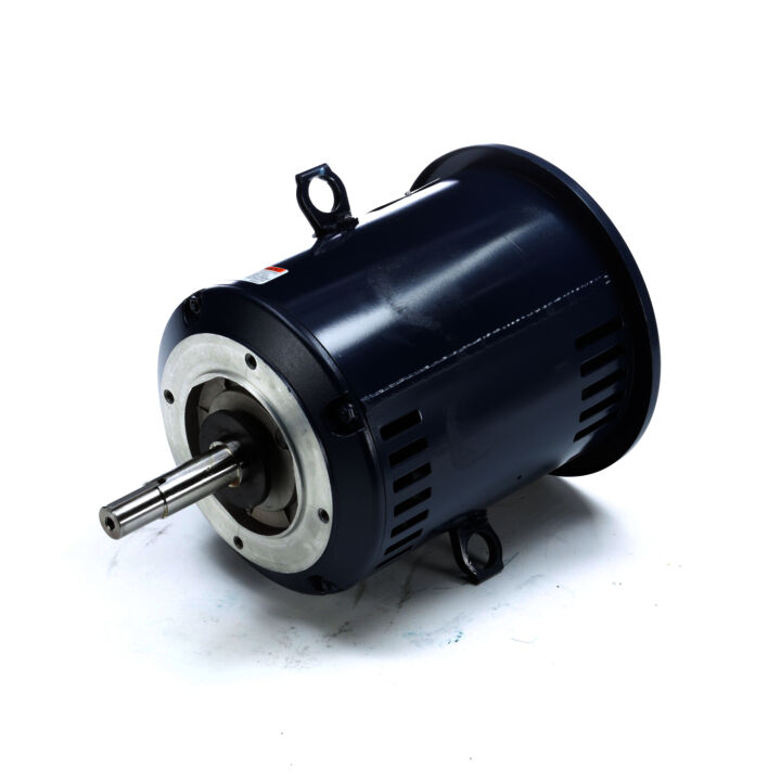 Close-Coupled Pump Motor, 5 & 5 HP, 3 Ph, 60 & 50 Hz, 230/460 & 190/380 V, 3600 & 3000 RPM, 182JMV Frame, DP