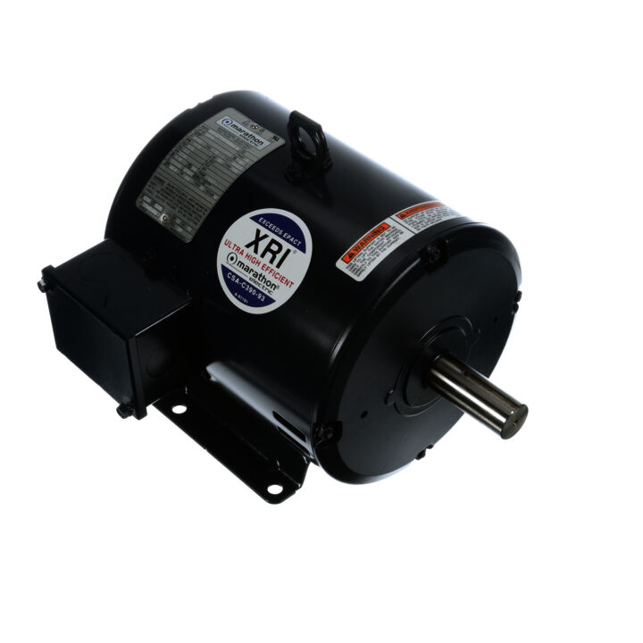 General Purpose Motor, 1.50 HP, 3 Ph, 60 Hz, 575 V, 1200 RPM, 182T Frame, DP