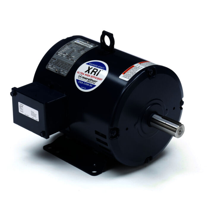 General Purpose Motor, 3 HP, 3 Ph, 60 Hz, 575 V, 1800 RPM, 182T Frame, DP