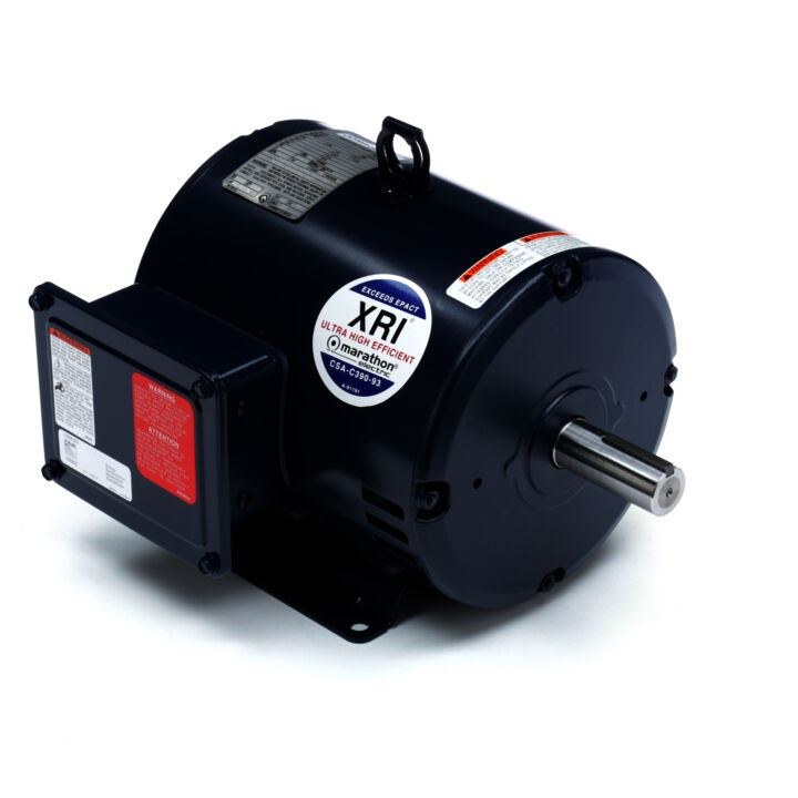 General Purpose Motor, 3 & 2 HP, 3 Ph, 60 & 50 Hz, 230/460 & 190/380 V, 1800 & 1500 RPM, 182T Frame, DP