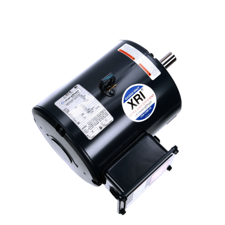 General Purpose Motor, 3 HP, 3 Ph, 60 Hz, 200-208 V, 1800 RPM, 182T Frame, DP