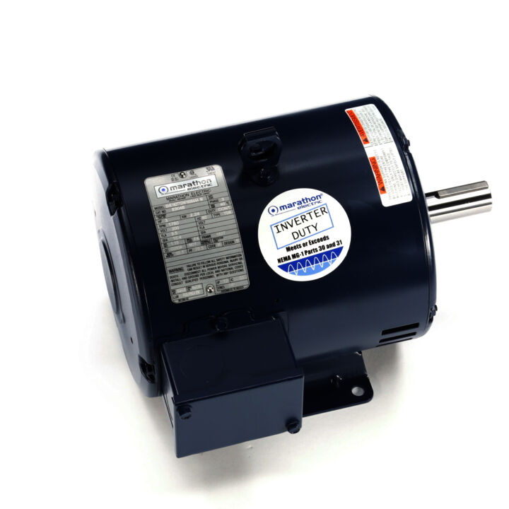 General Purpose Motor, 3 HP, 3 Ph, 60 Hz, 200 V, 1800 RPM, 182T Frame, DP