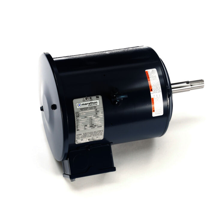 Close-Coupled Pump Motor, 3 & 2 HP, 3 Ph, 60 & 50 Hz, 230/460 & 190/380 V, 1800 & 1500 RPM, 182JMV Frame, DP