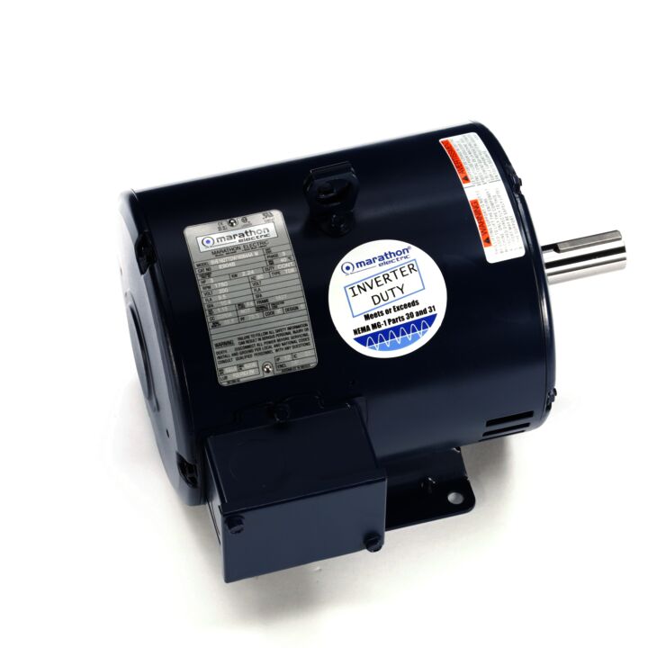 General Purpose Motor, 3 HP, 3 Ph, 60 Hz, 200 V, 1800 RPM, 182T Frame, DP