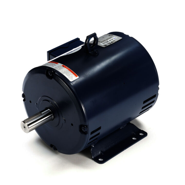 General Purpose Motor, 3 HP, 3 Ph, 60 Hz, 200 V, 1800 RPM, 182T Frame, DP