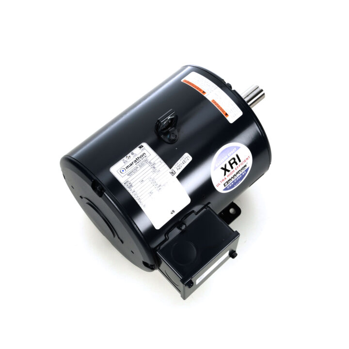 General Purpose Motor, 1.50 HP, 3 Ph, 60 Hz, 200 V, 1200 RPM, 182T Frame, DP