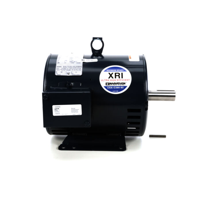 General Purpose Motor, 1.50 HP, 3 Ph, 60 Hz, 200 V, 1200 RPM, 182T Frame, DP