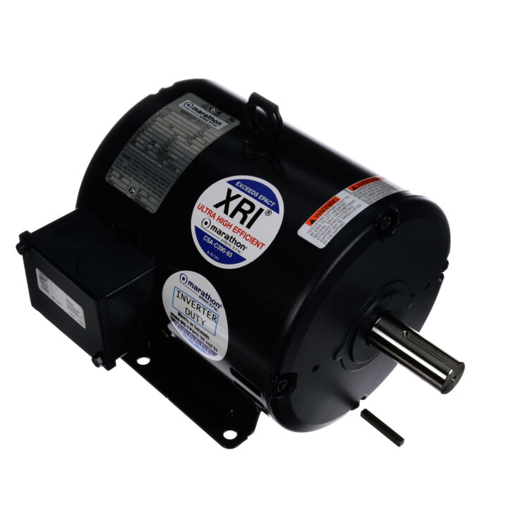 General Purpose Motor, 3 & 2 HP, 3 Ph, 60 & 50 Hz, 230/460 & 190/380 V, 1800 & 1500 RPM, 182T Frame, DP