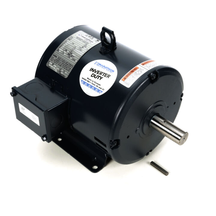 General Purpose Motor, 1.50 HP, 3 Ph, 60 Hz, 200 V, 1200 RPM, 182T Frame, DP