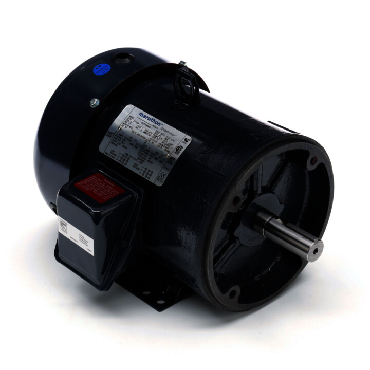 General Purpose Motor, 3 & 2 HP, 3 Ph, 60 & 50 Hz, 230/460 & 190/380 V, 3600 & 3000 RPM, 182TC Frame, TEFC