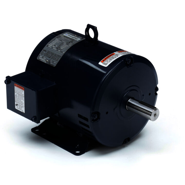 Other Purpose Motor, 2 & 0.90 HP, 3 Ph, 60 & 60 Hz, 200-230 & 200-230 V, 1800 & 1800 RPM, 182T Frame, DP