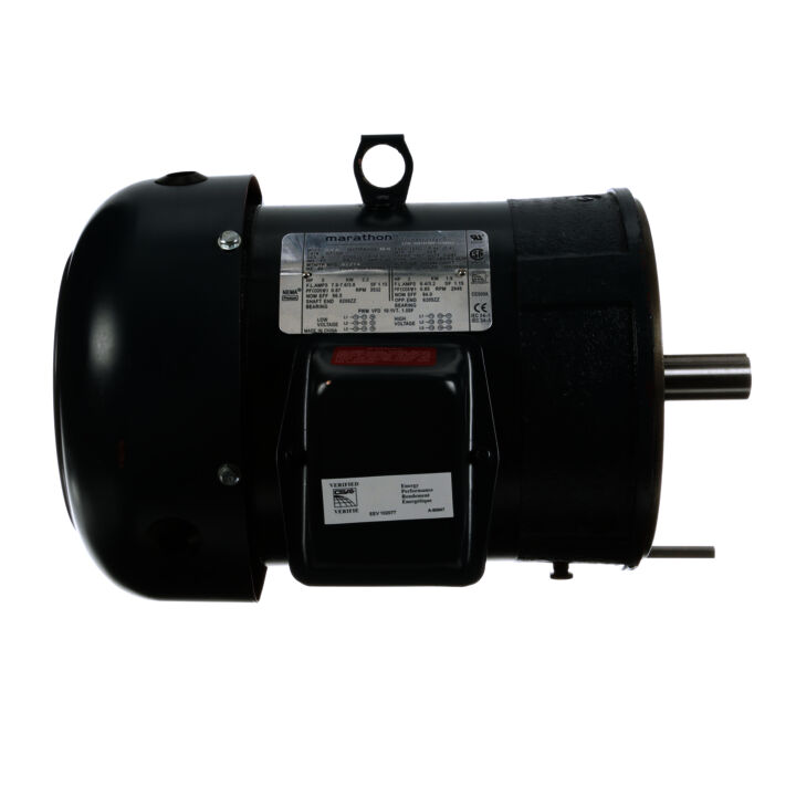 General Purpose Motor, 3 & 2 HP, 3 Ph, 60 & 50 Hz, 230/460 & 190/380 V, 3600 & 3000 RPM, 182TC Frame, TEFC