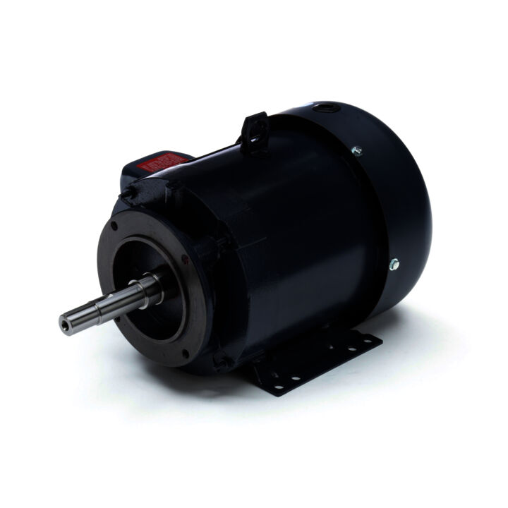 Close-Coupled Pump Motor, 3 & 2 HP, 3 Ph, 60 & 50 Hz, 230/460 & 190/380 V, 3600 & 3000 RPM, 182JM Frame, TEFC