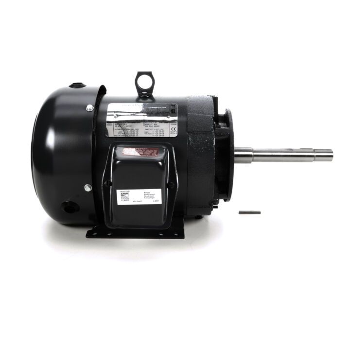 Close-Coupled Pump Motor, 3 & 2 HP, 3 Ph, 60 & 50 Hz, 230/460 & 190/380 V, 3600 & 3000 RPM, 182JP Frame, TEFC