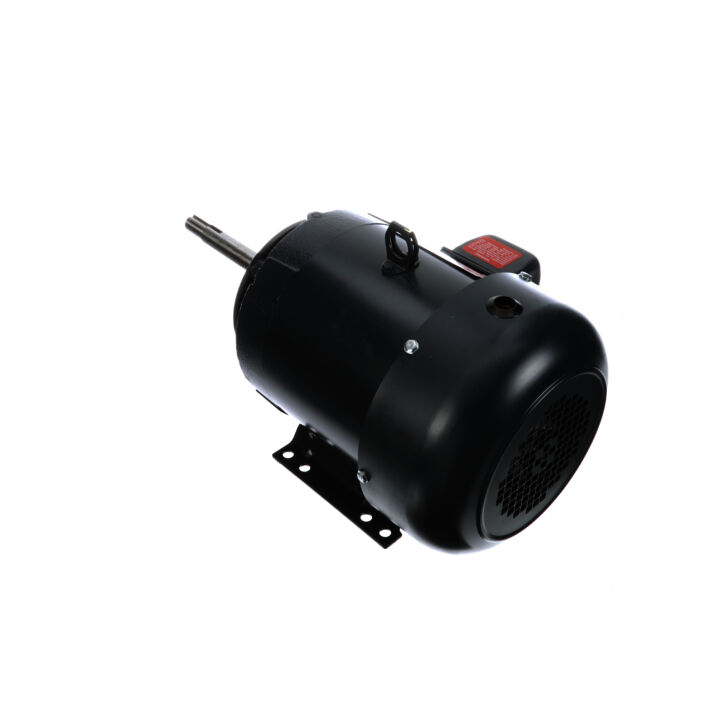 Close-Coupled Pump Motor, 3 HP, 3 Ph, 60 Hz, 575 V, 3600 RPM, 182JP Frame, TEFC