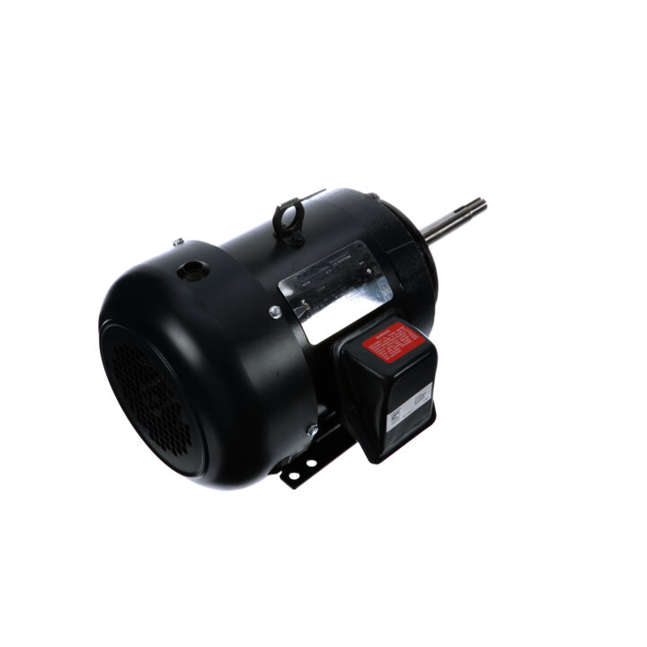Close-Coupled Pump Motor, 3 HP, 3 Ph, 60 Hz, 575 V, 3600 RPM, 182JP Frame, TEFC