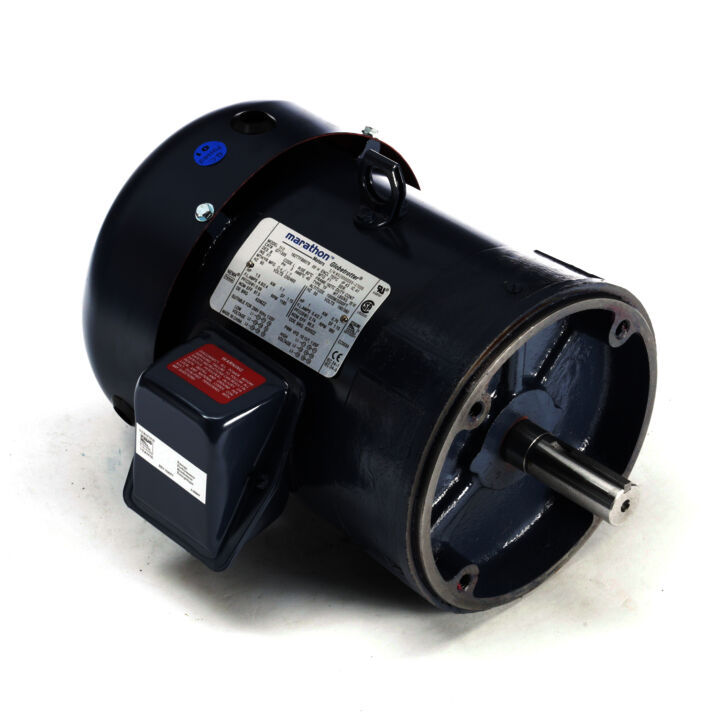 General Purpose Motor, 1.50 & 1 HP, 3 Ph, 60 & 50 Hz, 230/460 & 190/380 V, 1200 & 1000 RPM, 182TCV Frame, TEFC