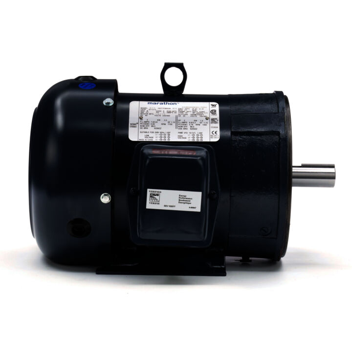 General Purpose Motor, 3 & 2 HP, 3 Ph, 60 & 50 Hz, 230/460 & 190/380 V, 1800 & 1500 RPM, 182TC Frame, TEFC