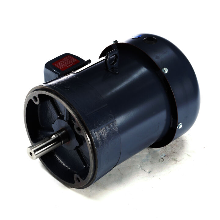 General Purpose Motor, 1.50 & 1 HP, 3 Ph, 60 & 50 Hz, 230/460 & 190/380 V, 1200 & 1000 RPM, 182TCV Frame, TEFC