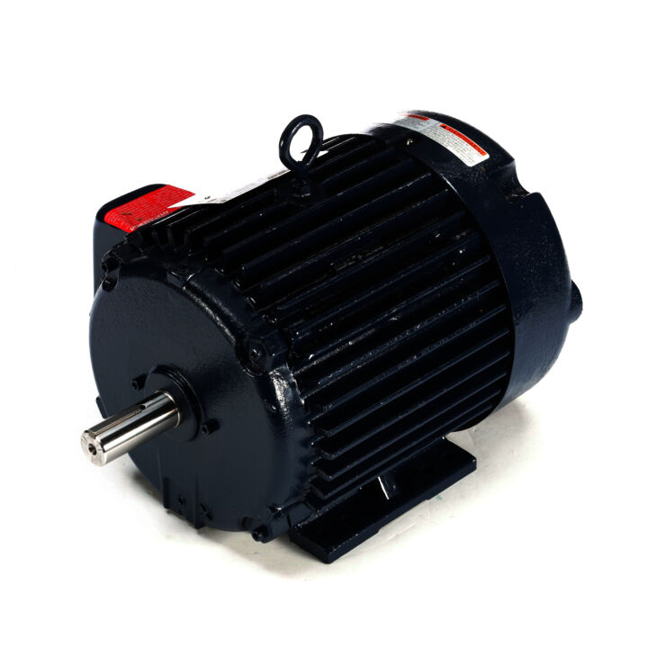 General Purpose Motor, 1 & 0.75 HP, 3 Ph, 60 & 50 Hz, 230/460 & 190/380 V, 900 & 750 RPM, 182T Frame, TEFC