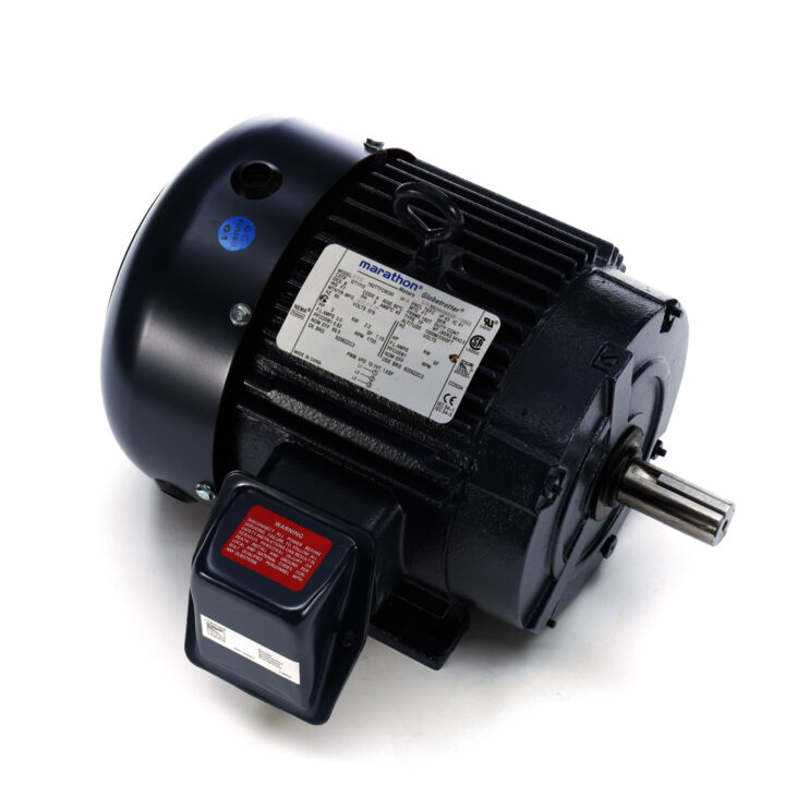 General Purpose Motor, 3 HP, 3 Ph, 60 Hz, 575 V, 1800 RPM, 182T Frame, TEFC