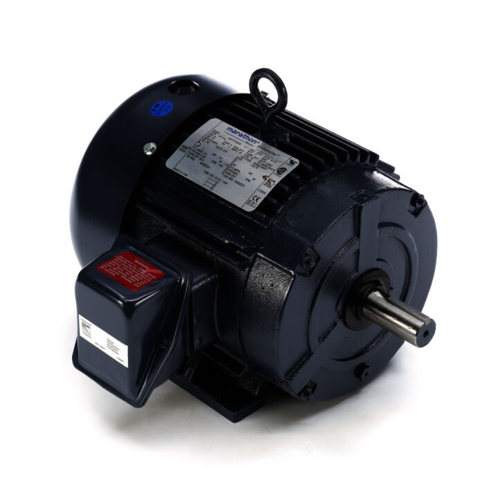 General Purpose Motor, 1.5 HP, 3 Ph, 60 Hz, 208-230/460 V, 1200 RPM, 182T Frame, TEFC