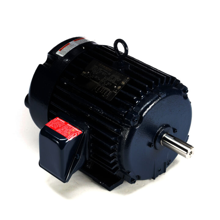 General Purpose Motor, 1 & 0.75 HP, 3 Ph, 60 & 50 Hz, 230/460 & 190/380 V, 900 & 750 RPM, 182T Frame, TEFC