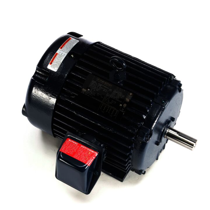 General Purpose Motor, 1 & 0.75 HP, 3 Ph, 60 & 50 Hz, 230/460 & 190/380 V, 900 & 750 RPM, 182T Frame, TEFC